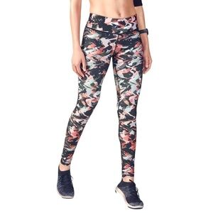 Fabletics (Kate Hudson) Salar Printed PowerHold Terracotta Painted Camo Legging